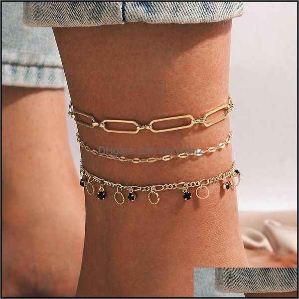 anklets 3pcs/set fashion black crystal for women bohemian hollow geometry alloy metal party jewelry aessories 17919 drop delivery 2021 o03pg, Red;blue
anklets 3pcs/set fashion black crystal for women bohemian hollow geometry alloy metal party jewelry aessories 17919 drop delivery 2021 o03pg, Red;blue