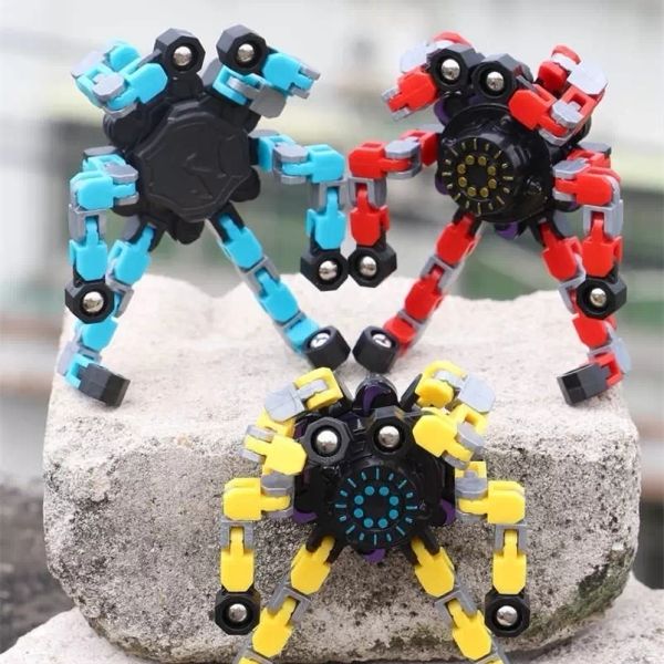 13cm large fidget transformation spinner toys mechanical spinners deformable fingertip hand toy machine chain puzzle kids decompression stre
13cm large fidget transformation spinner toys mechanical spinners deformable fingertip hand toy machine chain puzzle kids decompression stre