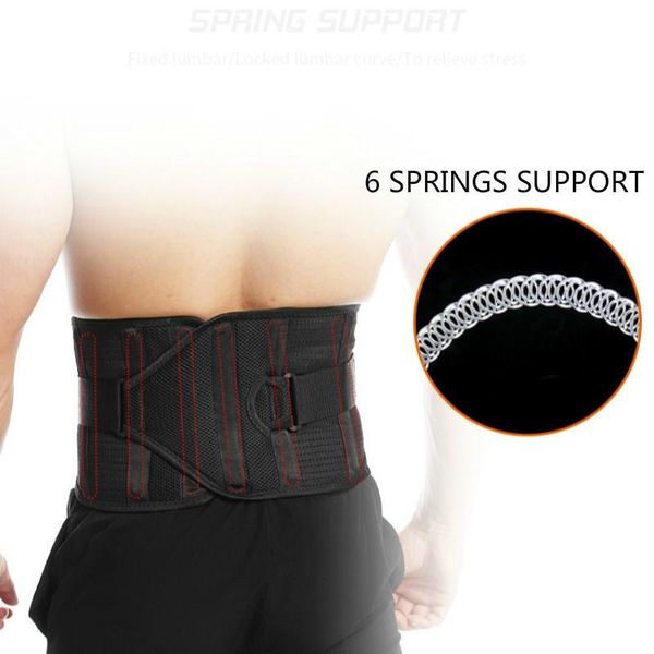 breathable lumbar band support belt lower back waist brace support protection relieve back pain adjustable trainer strap elastic, Black;gray
breathable lumbar band support belt lower back waist brace support protection relieve back pain adjustable trainer strap elastic, Black;gray