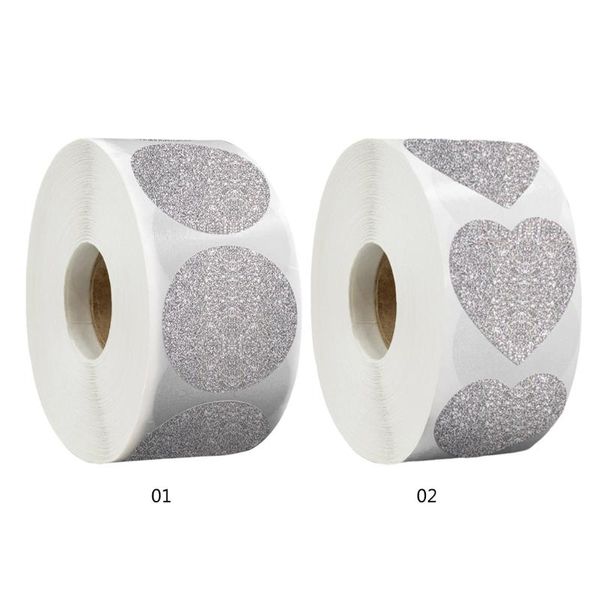 gift wrap 500pcs 1 inch matte glitter sticker round heart seal labels for diy box baking package envelope stationery decoration
gift wrap 500pcs 1 inch matte glitter sticker round heart seal labels for diy box baking package envelope stationery decoration