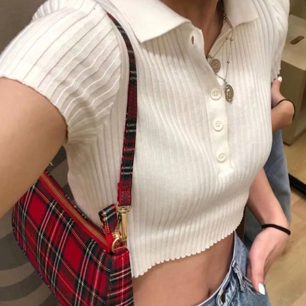 women's t-shirt missnight short shirts knitted cropped t shirt lapel collar button up sleeve white streetwear casual 2021
women's t-shirt missnight short shirts knitted cropped t shirt lapel collar button up sleeve white streetwear casual 2021
