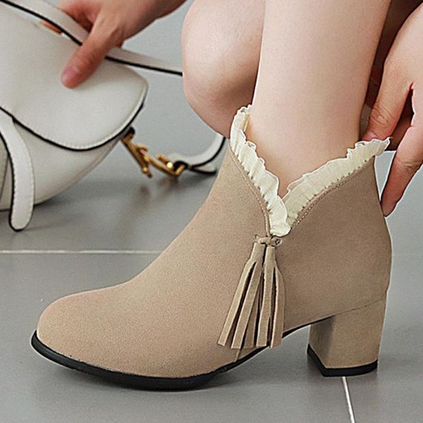 boots women shoes retro suede mid heel ankle 2021 chic summer female block heels casual botas mujer booties feminina#3e, Black
boots women shoes retro suede mid heel ankle 2021 chic summer female block heels casual botas mujer booties feminina#3e, Black