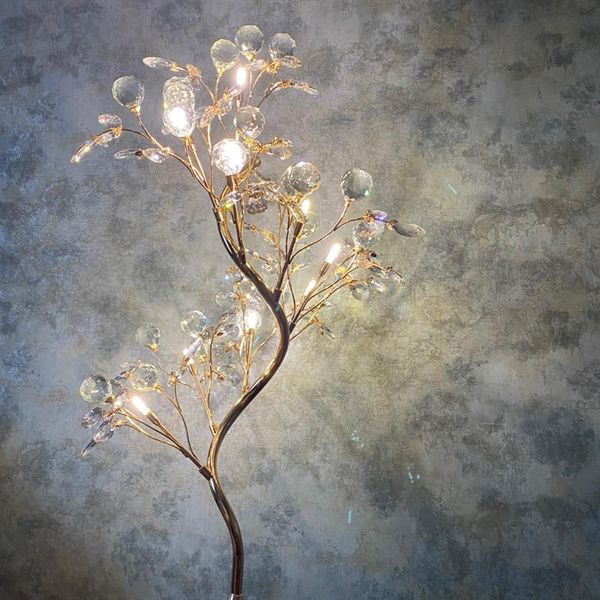 modern luxury crystal tree led floor lamp american living room bedroom standing light nordic kitchen decorative lighting fixture
modern luxury crystal tree led floor lamp american living room bedroom standing light nordic kitchen decorative lighting fixture