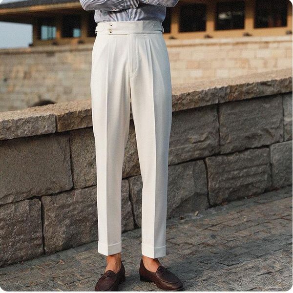 men's suits & blazers men 2021 spring fashion business casual slim fit dress pants solid all match formal wear office trousers gentleme, White;black
men's suits & blazers men 2021 spring fashion business casual slim fit dress pants solid all match formal wear office trousers gentleme, White;black