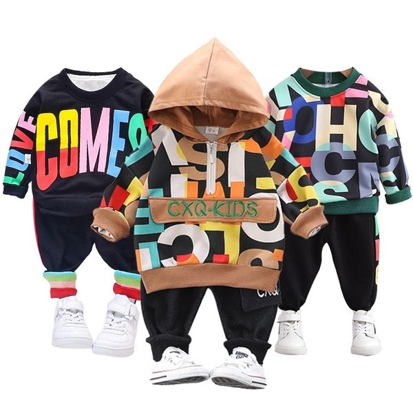 autumn cartoon color letters printing kids suit + trousers boys and girls clothes 210309, White
autumn cartoon color letters printing kids suit + trousers boys and girls clothes 210309, White