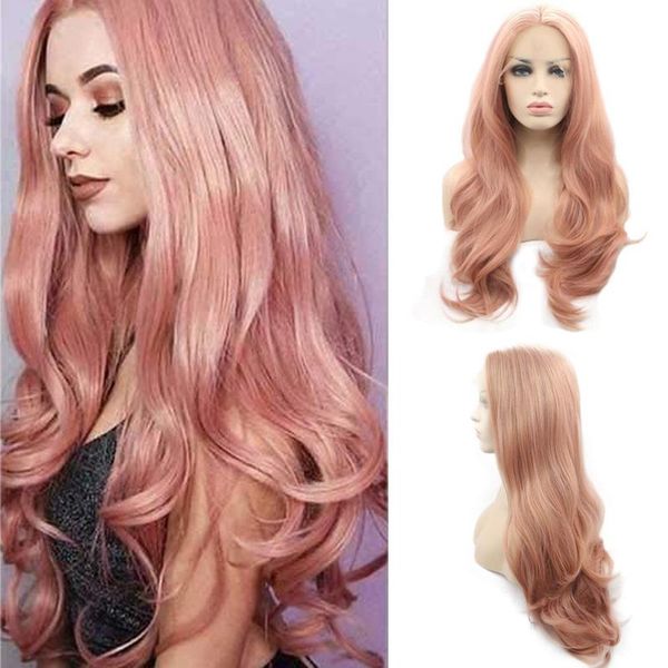synthetic wigs orange pink lace front wig colored glueless long wavy for women heat resistant 24 inch length, Black
synthetic wigs orange pink lace front wig colored glueless long wavy for women heat resistant 24 inch length, Black