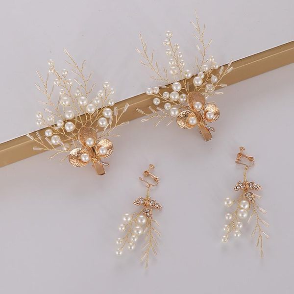 hair clips & barrettes bridal pearl clip floral style barrette leaf bride jewelry bridesmaid crystal wedding accessories, Golden;silver
hair clips & barrettes bridal pearl clip floral style barrette leaf bride jewelry bridesmaid crystal wedding accessories, Golden;silver
