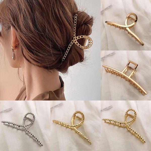 hair accessories 2021 metal geometric claw for women ladies elegant cross crab bath clip fashion girl headwear
hair accessories 2021 metal geometric claw for women ladies elegant cross crab bath clip fashion girl headwear