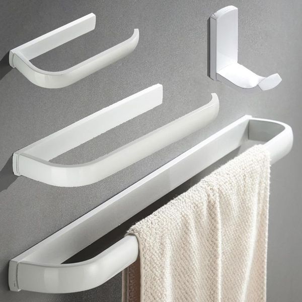 white bathroom accessories sets wall mounted creative brass wc paper holder metal towel bar key coat robe holder bath hardware
white bathroom accessories sets wall mounted creative brass wc paper holder metal towel bar key coat robe holder bath hardware