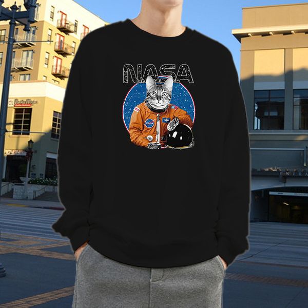 new with hoodls men's astronaut printed sweater long men's, Black
new with hoodls men's astronaut printed sweater long men's, Black