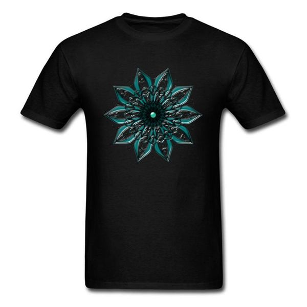 men's t-shirts camiseta de algodón con estampado mandala y flores en color negro azul para hombre, White;black
men's t-shirts camiseta de algodón con estampado mandala y flores en color negro azul para hombre, White;black