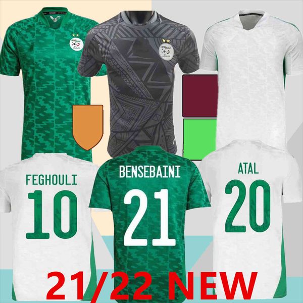 player fans version algerie 21 22 home white away green soccer jerseys mahrez feghouli bennacer atal algeria football kits shirt men + kids, Black
player fans version algerie 21 22 home white away green soccer jerseys mahrez feghouli bennacer atal algeria football kits shirt men + kids, Black