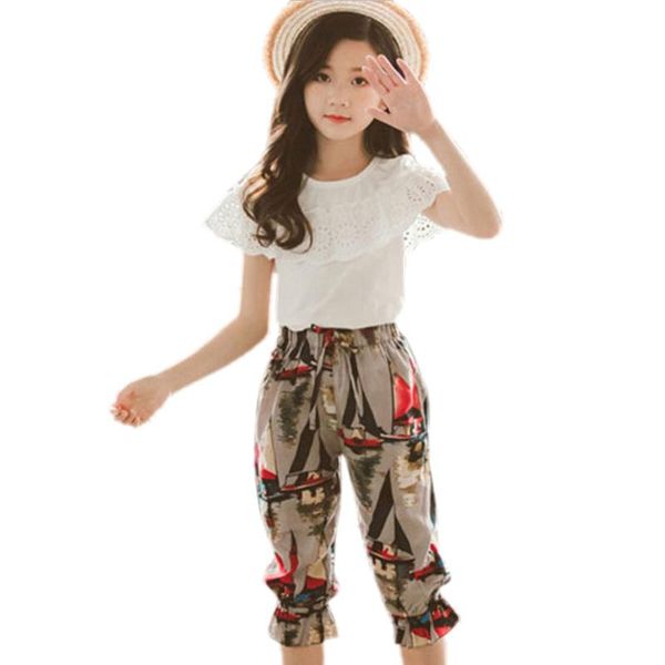 clothing sets clothes for girls lace short + floral pants 2pcs costume teenage kids summer 6 8 10 12 13 14 year, White
clothing sets clothes for girls lace short + floral pants 2pcs costume teenage kids summer 6 8 10 12 13 14 year, White