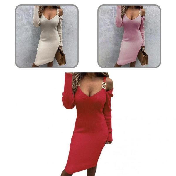 casual dresses midi dress charming off shoulder sling lady soft texture sweater, Black;gray
casual dresses midi dress charming off shoulder sling lady soft texture sweater, Black;gray