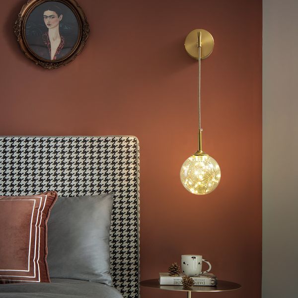 gypsophila nordic led glass ball lamp wall covers bright golden little spider light pendant decoration for bedside corridor gbk2
gypsophila nordic led glass ball lamp wall covers bright golden little spider light pendant decoration for bedside corridor gbk2