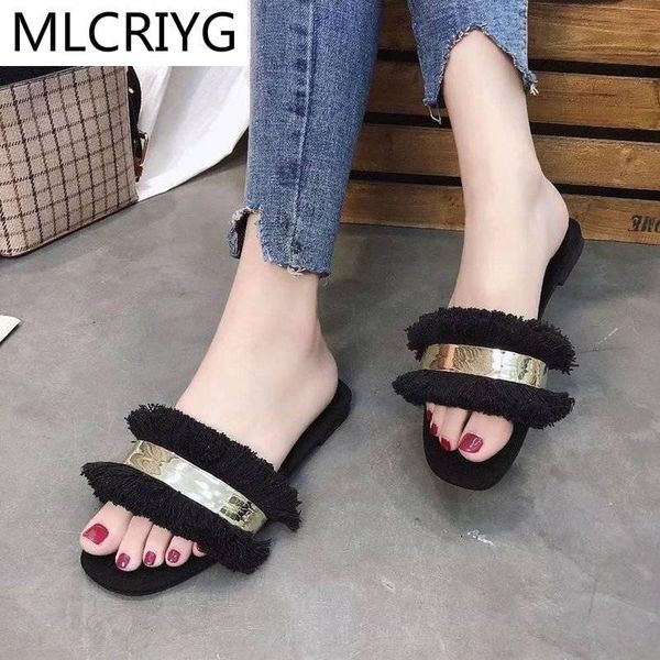 slippers 2021 summer flip-flop wear women shoe fashion simple tassel beach open-toed comfortable walking flat-bottomed, Black
slippers 2021 summer flip-flop wear women shoe fashion simple tassel beach open-toed comfortable walking flat-bottomed, Black