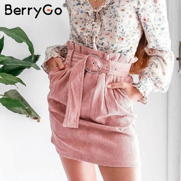 skirts berrygo corduroy pink back split vintage skirt autumn winter short women office lady casual sash female streetwear, Black
skirts berrygo corduroy pink back split vintage skirt autumn winter short women office lady casual sash female streetwear, Black