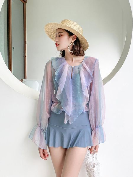 one-piece suits korean japan three piece tankini set rainbow smocked pleated high waist pants push up bra swimsuit quality bathing suit
one-piece suits korean japan three piece tankini set rainbow smocked pleated high waist pants push up bra swimsuit quality bathing suit