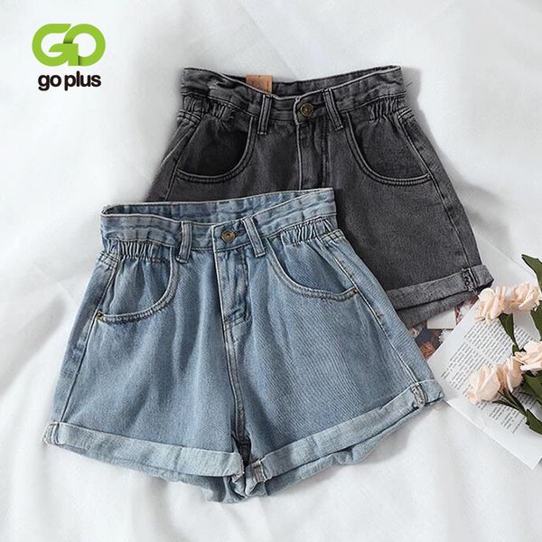 summer women's denim shorts high elastic waist shorts streetwear short feminino spodenki damskie pantalones cortos mujer 210301, White;black
summer women's denim shorts high elastic waist shorts streetwear short feminino spodenki damskie pantalones cortos mujer 210301, White;black