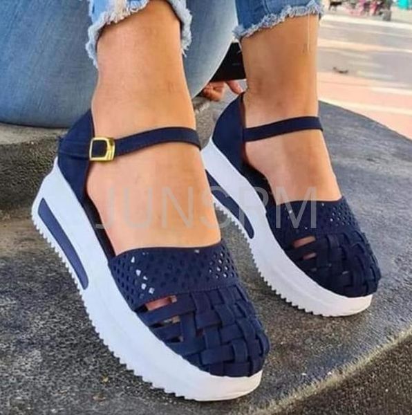sandals 2021 fashion women hollow out summer flat heel female casual sewing increase platform ladies sandalias, Black
sandals 2021 fashion women hollow out summer flat heel female casual sewing increase platform ladies sandalias, Black