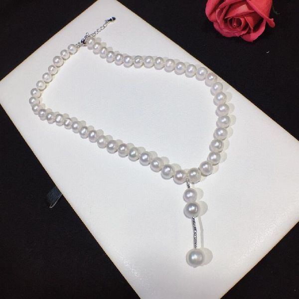 Large Particles Of White Pearl Women's Necklace Around 9-11mmThe Quality Of The Beads Is Very Good, Golden;silver
Large Particles Of White Pearl Women's Necklace Around 9-11mmThe Quality Of The Beads Is Very Good, Golden;silver