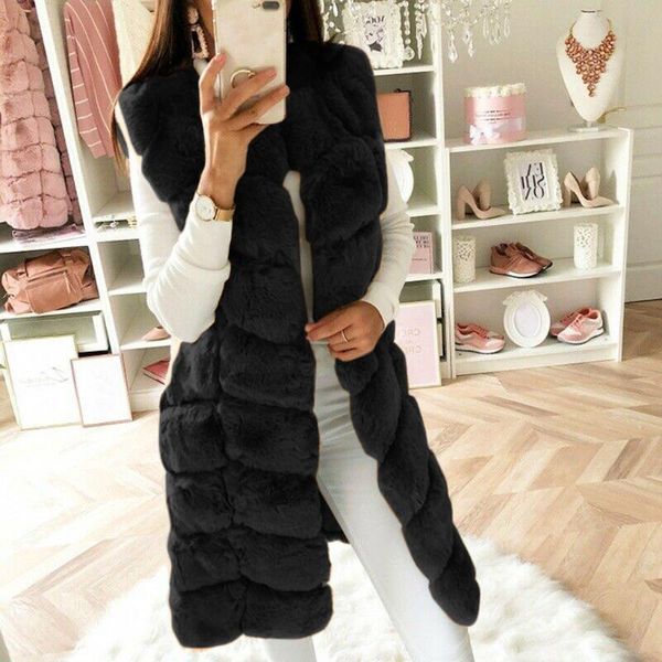 fashion winter coat women faux fur gilet vest sleeveless waistcoat body warmer jacket coat outwear chaquetas mujer 2021, Black
fashion winter coat women faux fur gilet vest sleeveless waistcoat body warmer jacket coat outwear chaquetas mujer 2021, Black