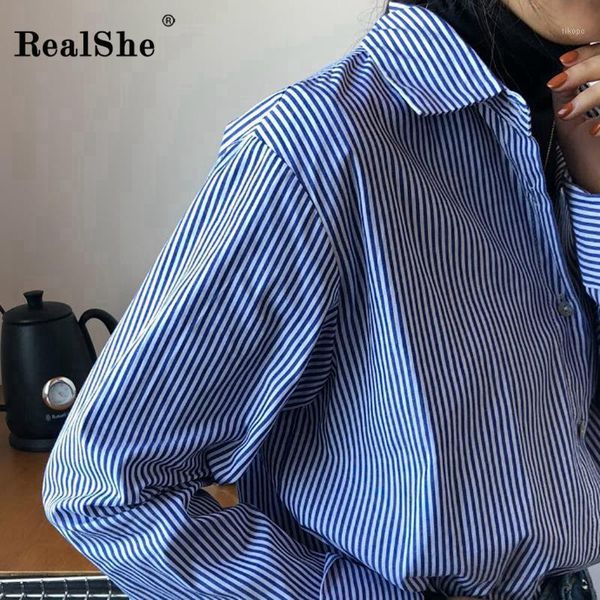 women's blouses & shirts realshe striped blouse women turn-down collar long sleeve buttons womens shirt spring casual office vintage1, White
women's blouses & shirts realshe striped blouse women turn-down collar long sleeve buttons womens shirt spring casual office vintage1, White
