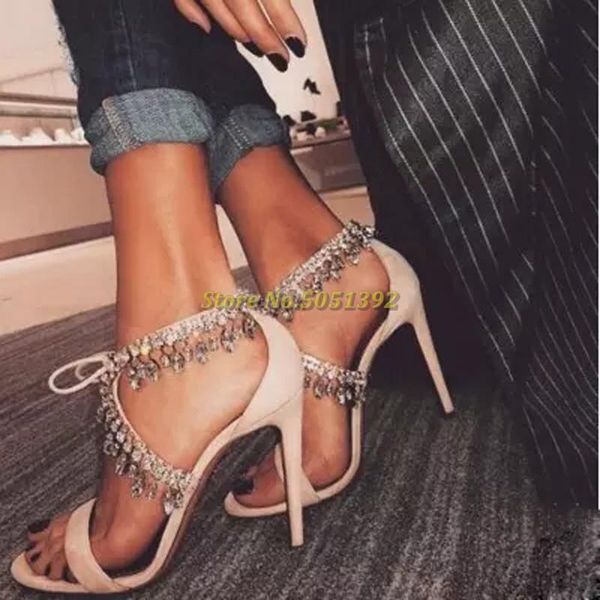 sandals crystal summer bling rhinestone tassel woman lace up thin heels female party dress shoes open toe, Black
sandals crystal summer bling rhinestone tassel woman lace up thin heels female party dress shoes open toe, Black