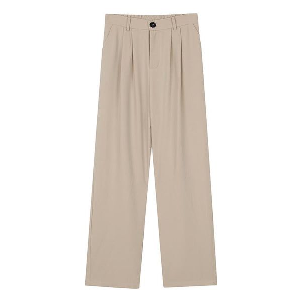women's pants & capris casual suit spring autumn straight loose wide leg for women simple solid color korean chic trousers, Black;white
women's pants & capris casual suit spring autumn straight loose wide leg for women simple solid color korean chic trousers, Black;white