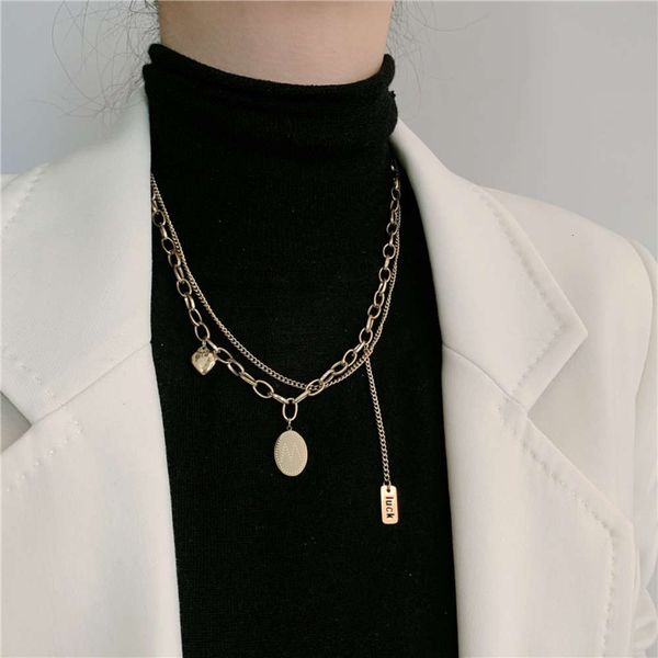 hbp japan and south korea ins harajuku brand letter pendant multi layer necklace titanium steel hip hop fashion clavicle sweater chain, Silver
hbp japan and south korea ins harajuku brand letter pendant multi layer necklace titanium steel hip hop fashion clavicle sweater chain, Silver