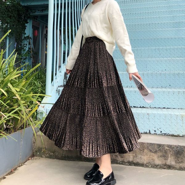 leopard autumn impression "winter fashion women simple waist mid-length cake plied skirt p1df, Black
leopard autumn impression "winter fashion women simple waist mid-length cake plied skirt p1df, Black
