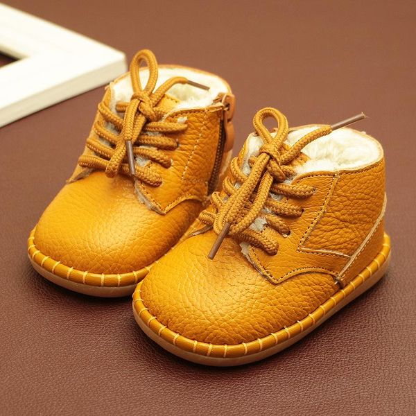 first walkers winter cowhide genuine leather baby snow boots infant toddler shoes warm cashmere short eu 14-21
first walkers winter cowhide genuine leather baby snow boots infant toddler shoes warm cashmere short eu 14-21