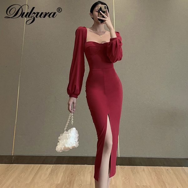 lantern long sleeve women midi dress long sleeve slit square collar bodycon streetwear elegant party autumn winterhigh quality, Black;gray
lantern long sleeve women midi dress long sleeve slit square collar bodycon streetwear elegant party autumn winterhigh quality, Black;gray