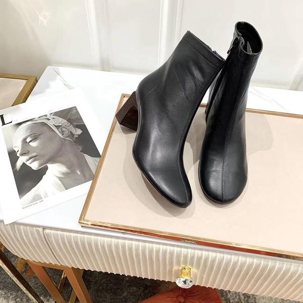 boots 2021 shaduo women sheepskin zipper square heel ankle boot with round toe for winter 8.0cm, Black
boots 2021 shaduo women sheepskin zipper square heel ankle boot with round toe for winter 8.0cm, Black