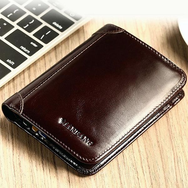 wallets mens slim wallet brown/black genuine leather card id trifold credit money clip holder purse christmas father gift, Red;black
wallets mens slim wallet brown/black genuine leather card id trifold credit money clip holder purse christmas father gift, Red;black