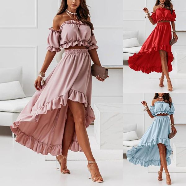 casual dresses women holiday fashion dress elegant female ruffle strapless party ladies streetwear beach long 2021, Black;gray
casual dresses women holiday fashion dress elegant female ruffle strapless party ladies streetwear beach long 2021, Black;gray
