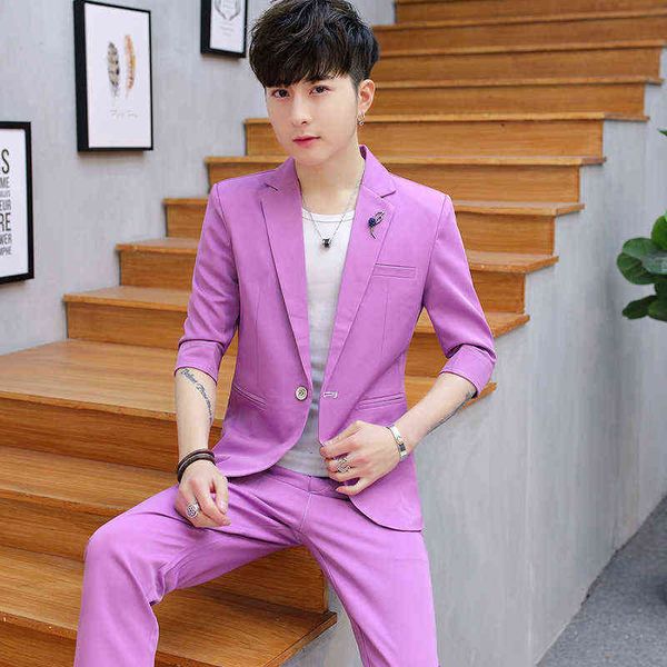 luxury men's suits blazers summer middle men's korean version slim fit youth nightclub seven small suit flower short sleeve studen, White;black
luxury men's suits blazers summer middle men's korean version slim fit youth nightclub seven small suit flower short sleeve studen, White;black
