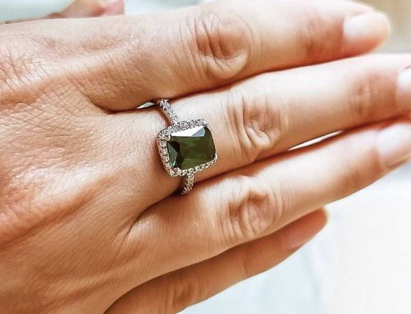 cluster rings classic 925 sterling silver natural 4ct green gemstone wedding engagement cocktail emerald for women fine jewelry gift, Golden;silver
cluster rings classic 925 sterling silver natural 4ct green gemstone wedding engagement cocktail emerald for women fine jewelry gift, Golden;silver
