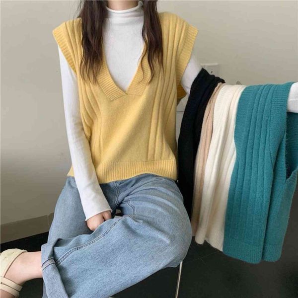 woman pull hiver autumn womens sweaters v neck knitted vest sleeveless femme chandails, White;black
woman pull hiver autumn womens sweaters v neck knitted vest sleeveless femme chandails, White;black