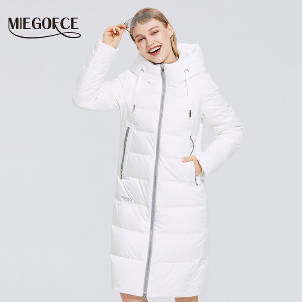 Miegofce - women's warm long jacket, windbreaker, high neck, Hoodie, winter, 2021, Black
Miegofce - women's warm long jacket, windbreaker, high neck, Hoodie, winter, 2021, Black
