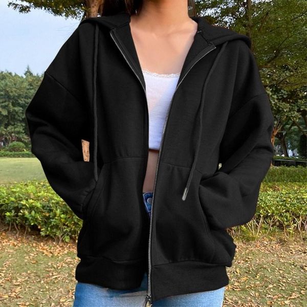 women's hoodies & sweatshirts 2021 autumn black fashion ladies harajuku streetwear zipper outfits y2k aesthetic loose women clothes
women's hoodies & sweatshirts 2021 autumn black fashion ladies harajuku streetwear zipper outfits y2k aesthetic loose women clothes