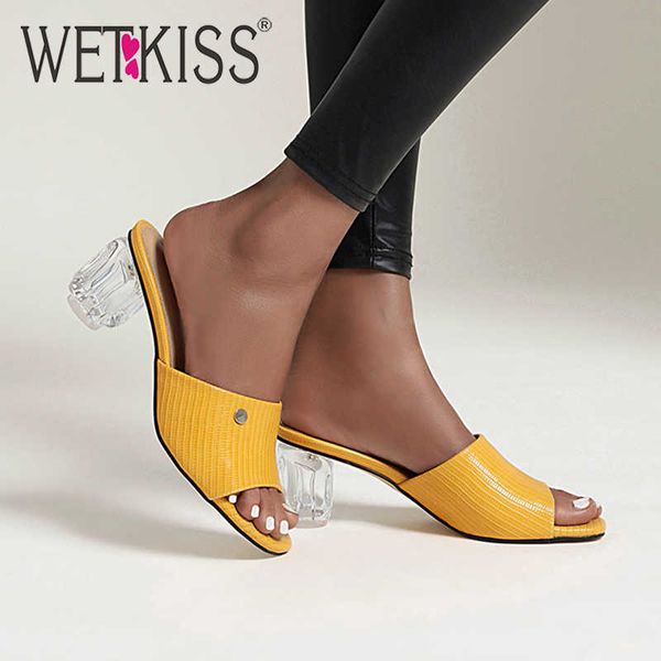wetkiss transparent heels slippers women thick high heels shoes woman mules summer slides open toe ladies sandals clear heel 210630, Black
wetkiss transparent heels slippers women thick high heels shoes woman mules summer slides open toe ladies sandals clear heel 210630, Black