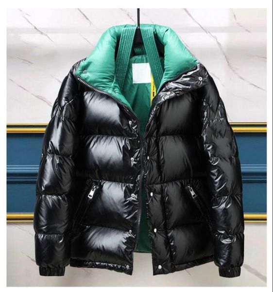 women's short down jacket winter fashion stand-up collar bright surface thickening long-sleeved duck down bread coat jacket#, Black
women's short down jacket winter fashion stand-up collar bright surface thickening long-sleeved duck down bread coat jacket#, Black