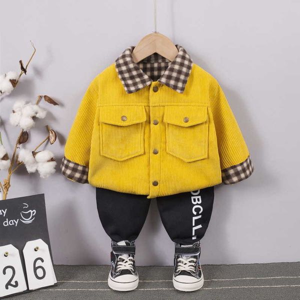 0-5 years winter boy clothing set casual fashion cartoon solid thicken kid children baby toddler boy clothing 210615, White
0-5 years winter boy clothing set casual fashion cartoon solid thicken kid children baby toddler boy clothing 210615, White