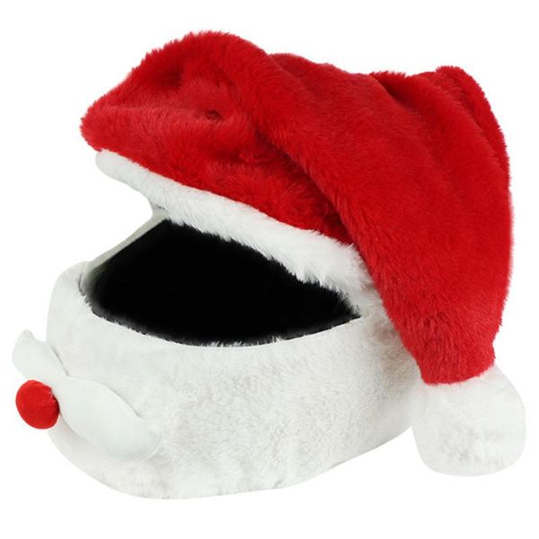 hair accessories motorcycle helmet christmas hat santa claus cosplay costume (helmet), Slivery;white
hair accessories motorcycle helmet christmas hat santa claus cosplay costume (helmet), Slivery;white