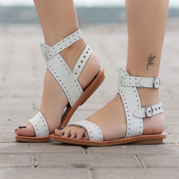 sandals women's shoes summer ladies sandal fashion flat open toe non-slip roman solid buckle casual comfortable soft shoe, Black
sandals women's shoes summer ladies sandal fashion flat open toe non-slip roman solid buckle casual comfortable soft shoe, Black