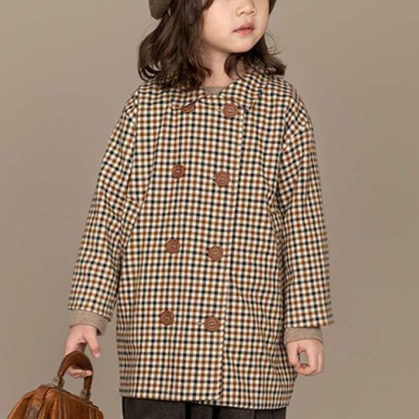 coat girls plaid long windbreaker spring autumn kids toddler girl trench double breasted baby cotton, Blue;gray
coat girls plaid long windbreaker spring autumn kids toddler girl trench double breasted baby cotton, Blue;gray
