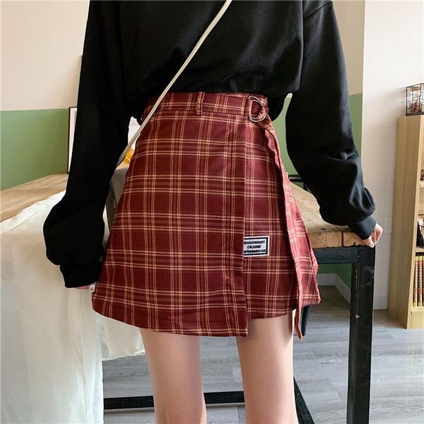skirts plaid sweet females skirt harajuku fashion asymmetrical women casual spring summer high waist preppy style ladies, Black
skirts plaid sweet females skirt harajuku fashion asymmetrical women casual spring summer high waist preppy style ladies, Black