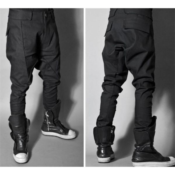 27-44 men's clothing gd hair stylist fashion street draping casual harem pants plus size costumes c0222, Black
27-44 men's clothing gd hair stylist fashion street draping casual harem pants plus size costumes c0222, Black