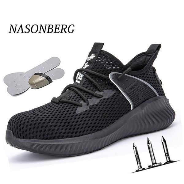 boots nasonberg spring and summer anti-smashing work safety shoes breathable steel toe construction sneakers, Black
boots nasonberg spring and summer anti-smashing work safety shoes breathable steel toe construction sneakers, Black